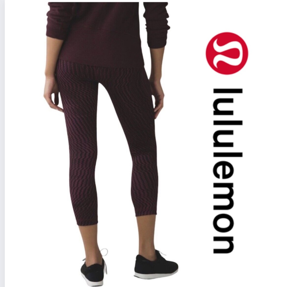 Lululemon Wunder Under crop leggings